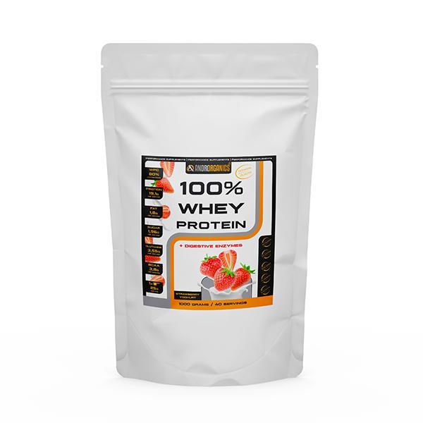 100% Whey Protein - jahoda-jogurt